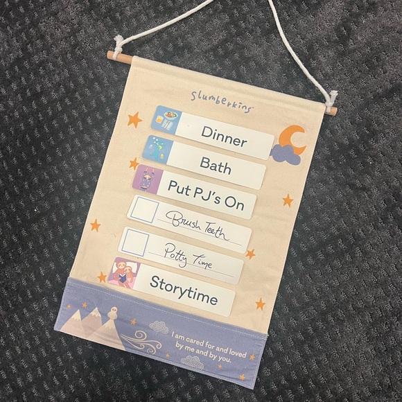 Slumberkins | Toys | Slumberkins Kids Routine Chart | Poshmark
